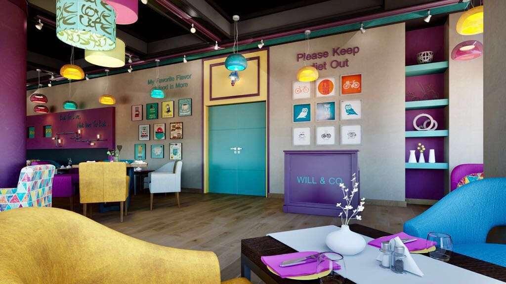 The Avenue Hotel Doha Exteriör bild Interior of a restaurant